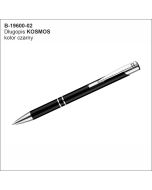 Długopis KOSMOS czarny z logo firmy