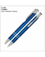 Długopis COSMO C-10A niebieski z logo firmy