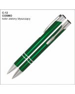 Długopis COSMO C-12 zielony z logo firmy