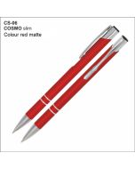 Metal pen COSMO SLIM CS-06 red