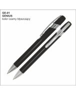 Długopis GENIUS GE-01 czarny z logo firmy