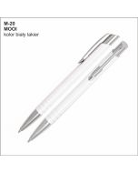 Długopis MOOI M-20 biały z logo firmy