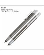 Długopis MOOI Touch Pen MT-03 grafitowy z logo firmy