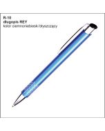 Długopis REY R-10A niebieski z logo firmy