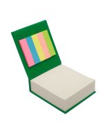 Blok z karteczkami, zielony | Oferujemy atrakcyjne ceny, krótkie terminy realizacji, wysoką jakość znakowania. | Zamów już teraz !