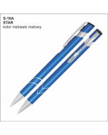 Długopis STAR S-10A niebieski ciemny z logo firmy