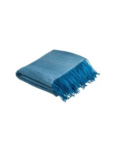 SMOOTH. 100% akrylowy koc ze wstążką i kartą do personalizacji (270 g/m²)