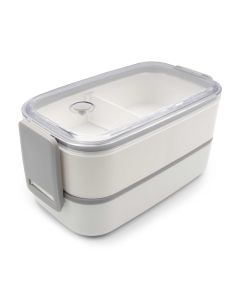 Pudełka śniadaniowe 2 szt., 2x700 ml, sztućce | Cash