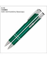 Długopis COSMO C-13 ciemnozielony z logo firmy