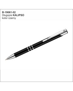 Długopis KALIPSO Czarny z logo firmy
