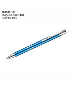 Długopis KALIPSO Błękitny z logo firmy