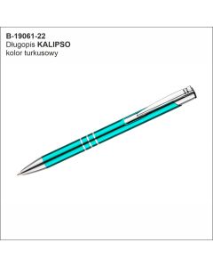Długopis KALIPSO Turkusowy z logo firmy