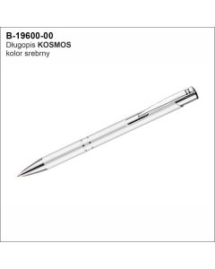 Długopis KOSMOS srebrny z logo firmy
