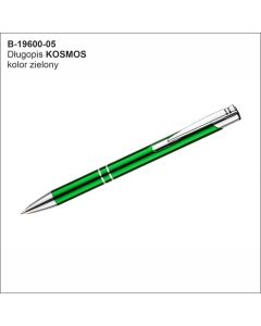 Długopis KOSMOS zielony z logo firmy