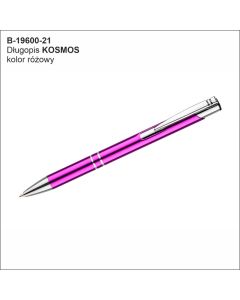 Długopis KOSMOS różowy z logo firmy