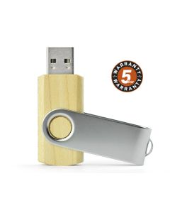 Pamięć USB TWISTER MAPLE 8 GB z logo firmy