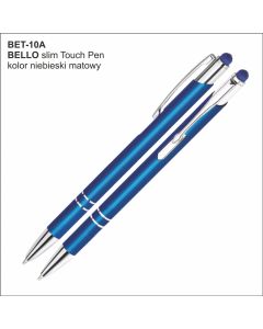 Długopis BELLO Touch Pen BET-10A niebieski z logo firmy