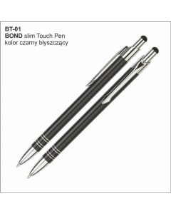 Długopis BOND Touch Pen BT-01 czarny z logo firmy