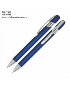 Długopis GENIUS GE-10A niebieski z logo firmy