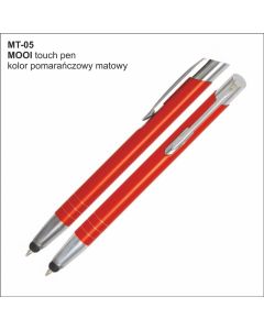 Długopis MOOI Touch Pen MT-05 pomarańczowy z logo firmy