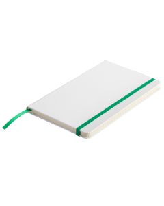 Carmona 130/210 notepad, green/white  | We offer attractive prices, quick turnaround times, and high-quality imprinting | Order Now !