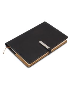 La Mora notebook, black  | We offer attractive prices, quick turnaround times, and high-quality imprinting | Order Now !