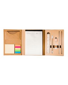 Sustain office set with notepad, beige  | We offer attractive prices, quick turnaround times, and high-quality imprinting | Order Now !
