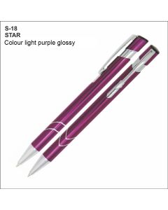 Długopis STAR S-18 light purple