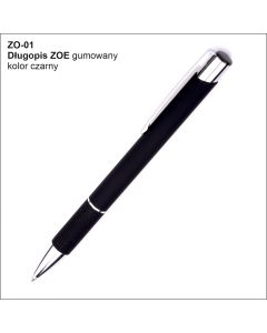 Długopis ZOE ZO-01 czarny z logo firmy