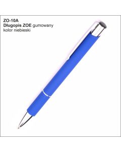 Długopis ZOE ZO-10A niebieski z logo firmy